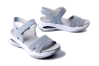 RIEKER W3152-10 blue, sandały damskie