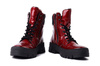 RIEKER Y0220-33 red, trzewiki damskie