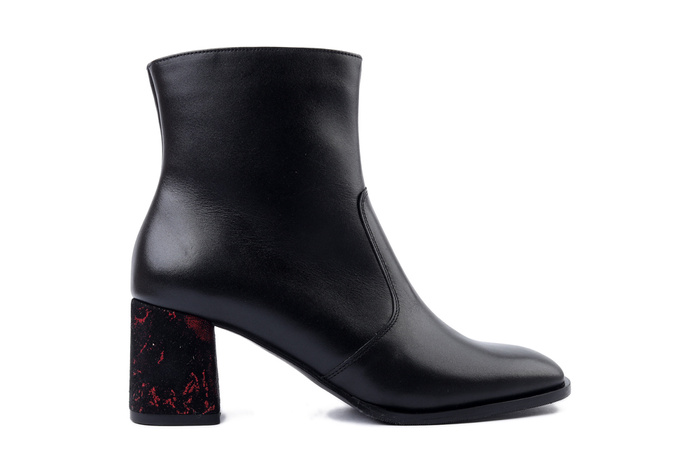 BIOECO BY ARKA 7951 0308+2920 czarny, botki damskie