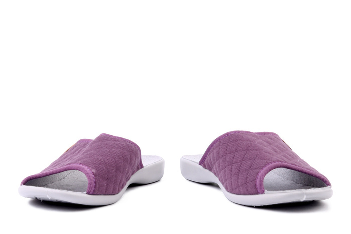 BEFADO 255D 010 fiolet, kapcie damskie