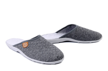 BEFADO 235D 210 szary, kapcie damskie