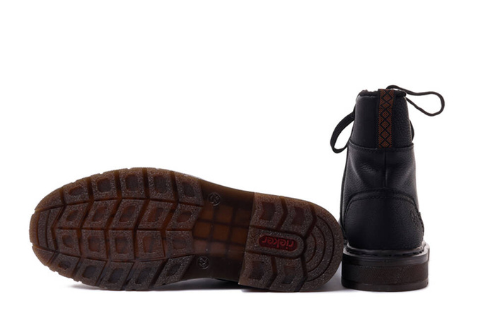 RIEKER 31602-00 black, trzewiki męskie