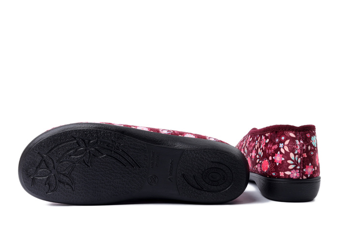 ADANEX 29836 DIP6VV burgund, kapcie damskie