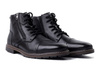 RIEKER TEX 13704-00 black, trzewiki męskie