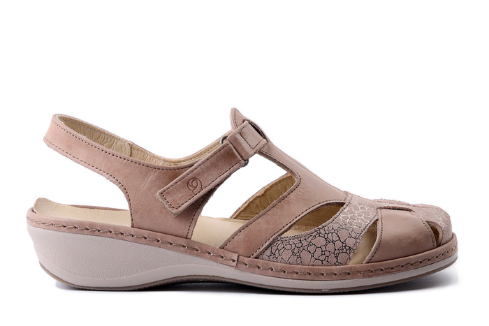 SUAVE 720140-08 beige, sandały damskie