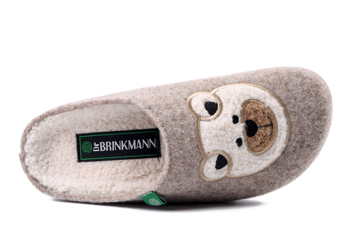 DR. BRINKMANN 320262-22 hellbraun, kapcie damskie