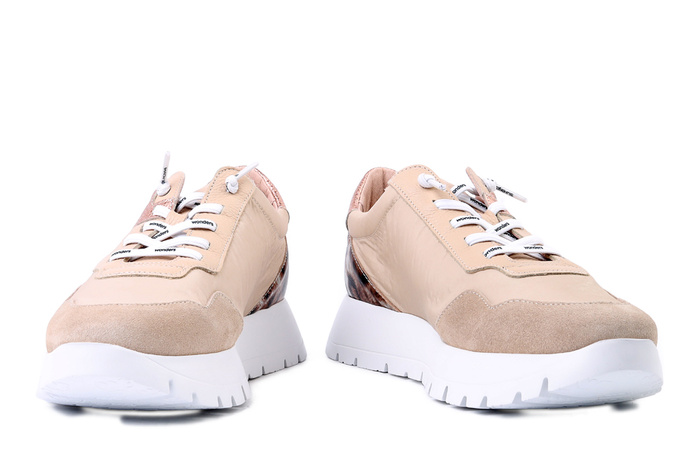 WONDERS A-24100 beig, półbuty damskie