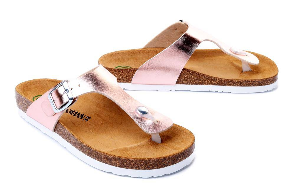 AKB！ DR. BRINKMANN 700994-42 rosa, klapki/japonki profilaktyczne