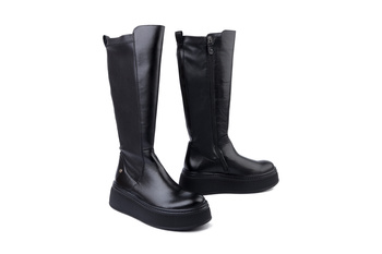 MACIEJKA 07111-01/00-8 czarny, kozaki damskie