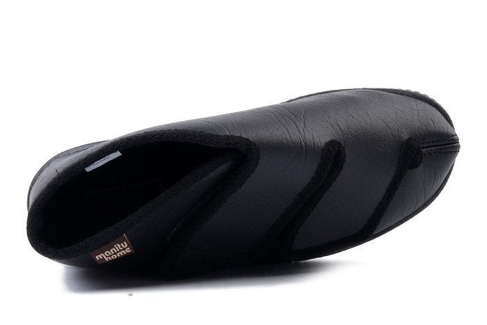 MANITU 360011-1 schwarz, kapcie damskie