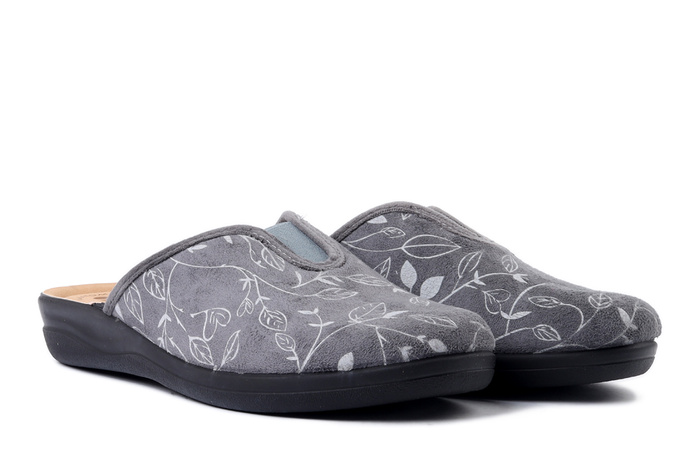 INBLU CF-49 025 szary, kapcie damskie