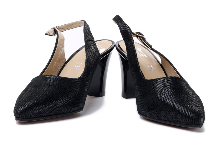 MARCO SHOES 0424P-101-021-1 czarny, czólenka damskie