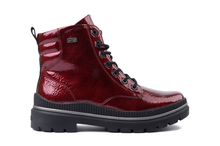 RIEKER REMONTE D0C82-33 red, trzewiki damskie