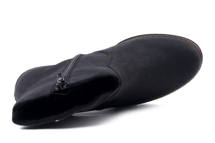 RIEKER Y2553-00 black, botki damskie
