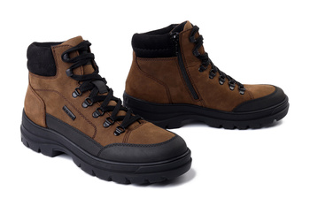 RIEKER TEX F5411-25 brown, trzewiki męskie