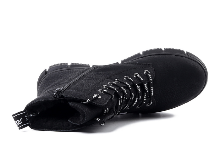 RIEKER TEX X3410-00 black, trzewiki damskie