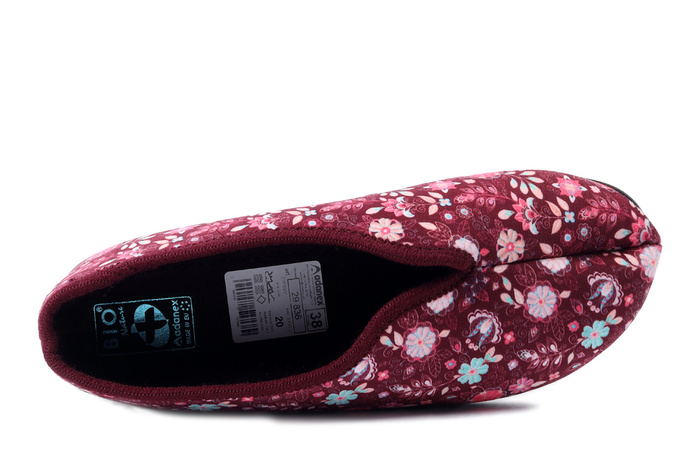ADANEX 29836 DIP6VV burgund, kapcie damskie