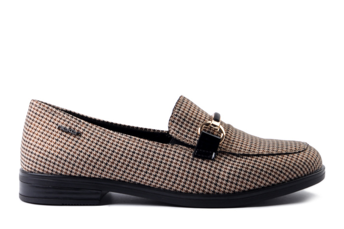 RIEKER 46264-60 beige, półbuty damskie