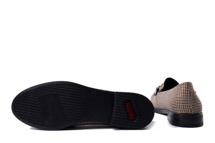 RIEKER 46264-60 beige, półbuty damskie