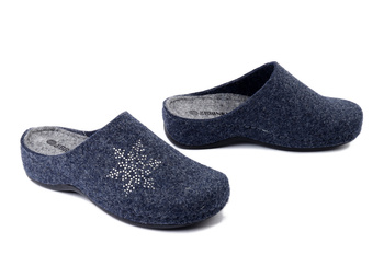 DR. BRINKMANN 320271-05 blau, kapcie damskie