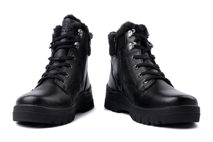 RIEKER REMONTE TEX D0E71-00 black, trzewiki damskie
