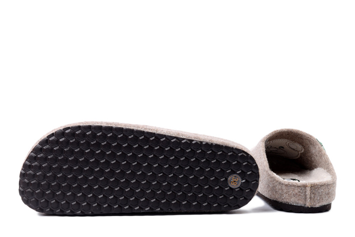 DR. BRINKMANN 320262-22 hellbraun, kapcie damskie