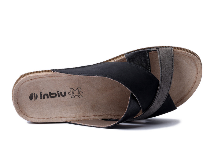 INBLU CN-45 014 czarny, klapki damskie