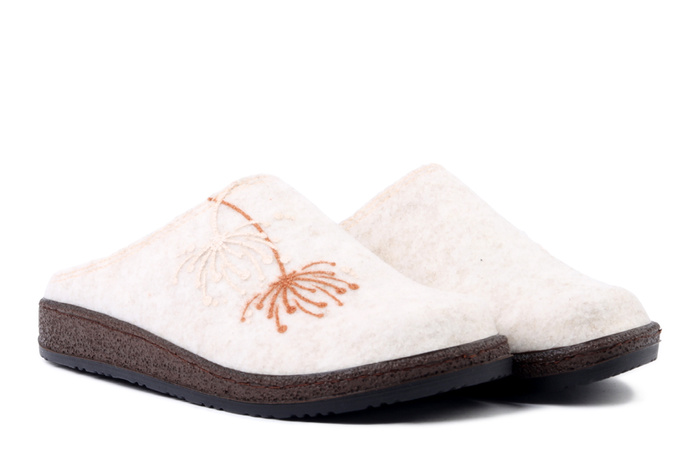 INBLU NL-11 002 beżowy, kapcie damskie