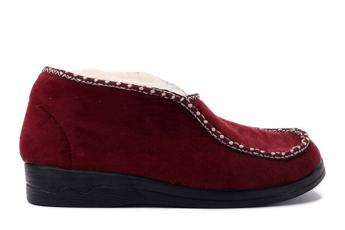 ADANEX FBP9 FUSSBETT 17013 BO/CZ bordo, kapcie damskie