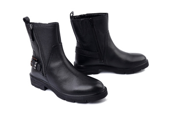 TAMARIS 1-25421-45 001 M2542145 black, botki damskie