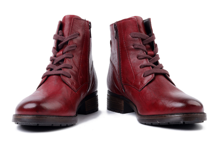 JOSEF SEIBEL 75317 VL160 410 Kate 17 bordeaux, trzewiki damskie