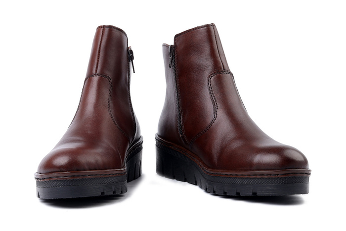 RIEKER X9165-27 brown, botki damskie