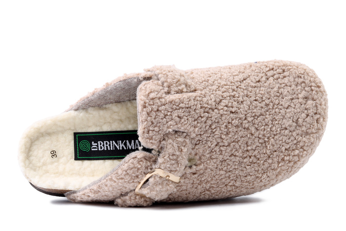 DR. BRINKMANN 320711-08 beige, kapcie damskie
