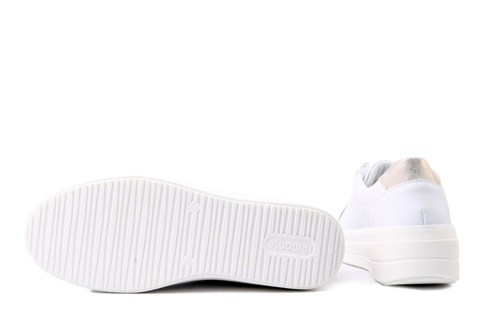 RIEKER REMONTE D1C11-80 white combination, półbuty damskie