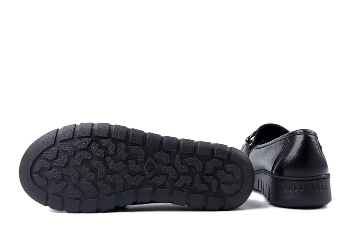 SOLO 068W czarny nova.pl, półbuty damskie