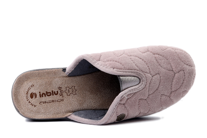 INBLU GI-24 071 beżowy, kapcie damskie