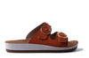 INBLU CP-54 089 rdzawy, klapki damskie