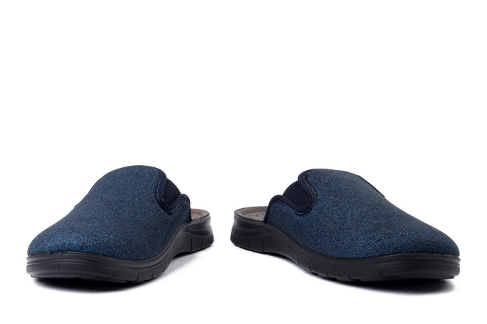 INBLU BG-59 004 granatowy, kapcie męskie