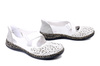 RIEKER 46352-80 white, półbuty letnie damskie