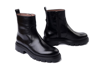 WONDERS A-4305 negro, botki damskie