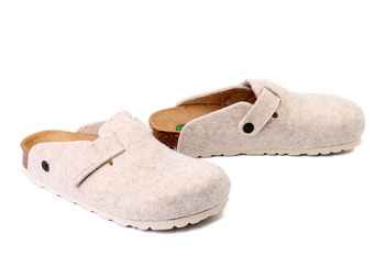 DR. BRINKMANN 320269-08 beige, kapcie damskie