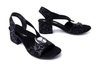 RIEKER 64683-91 black, sandały damskie