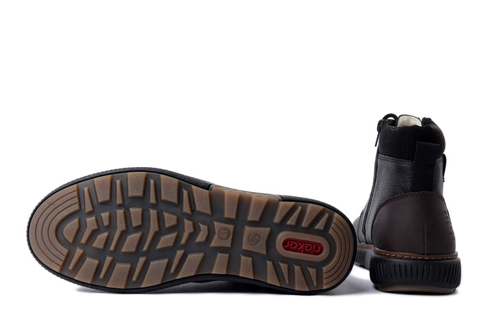 RIEKER TEX B3343-00 black, trzewiki męskie