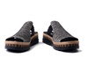 RIEKER V7953-00 black combination, klapki damskie