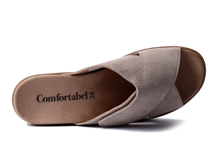 COMFORTABEL 700673-08 beige, klapki damskie