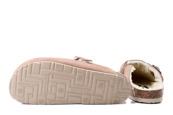 DR. BRINKMANN 320709-08 beige, kapcie damskie