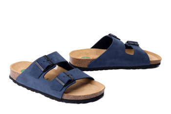 DR. BRINKMANN 600130-05 blau, klapki damskie