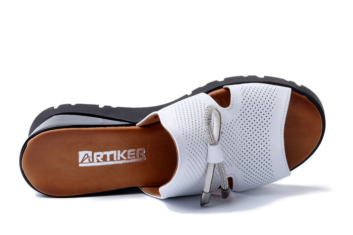 ARTIKER RELAKS 52C0500 biały, klapki damskie