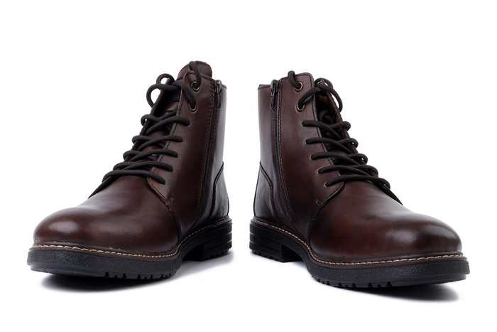 RIEKER TEX 33143-25 brown, trzewiki męskie