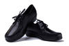 SOLO 065 SZ czarny 2, półbuty mokasyny damskie sznurowane